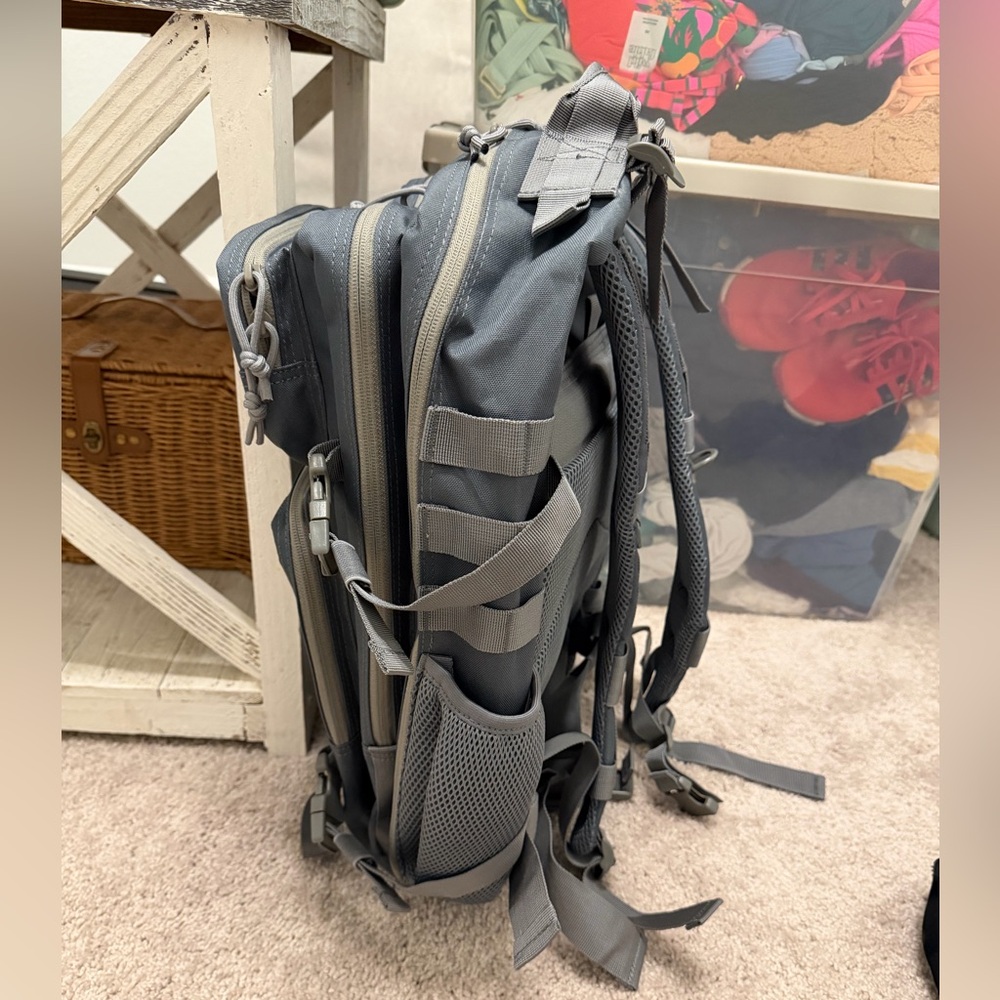 Tactical Gray Backpack - Picture 3 of 5